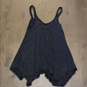 Splendid Asymmetric Striped Top